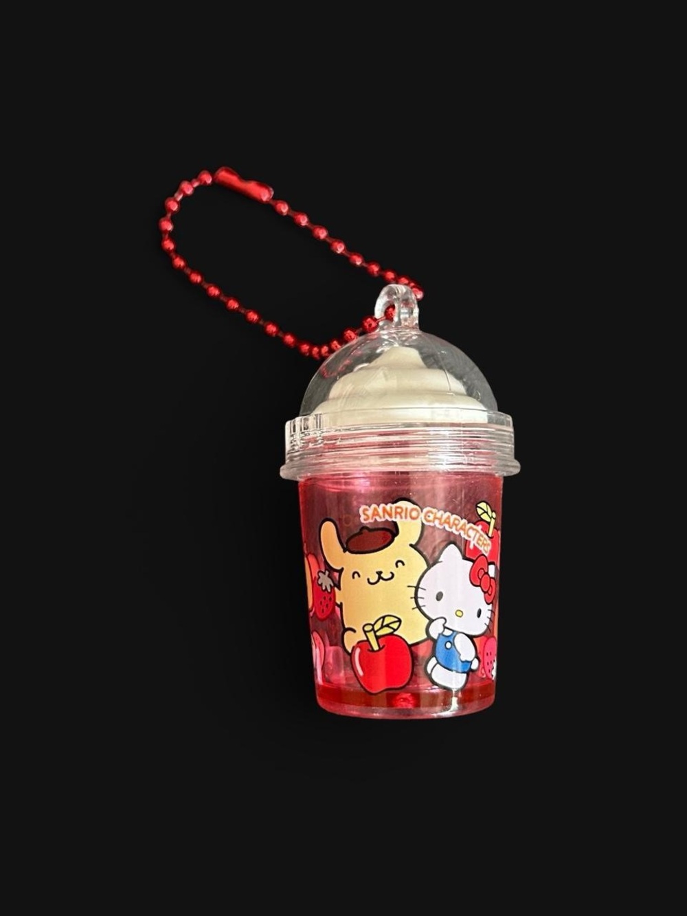 Whip Cream Cup Keychain